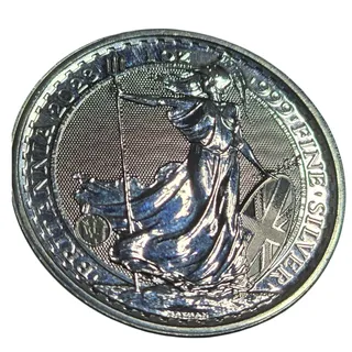 Photo of 2023 Great Britain 1 oz Silver Britannia Queen Elizabeth II .999 Fine