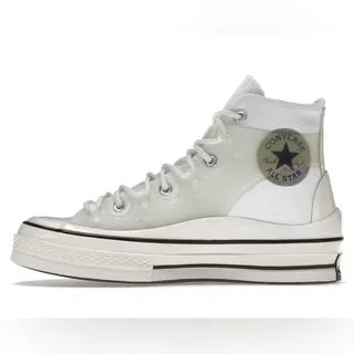Photo of Converse Chuck 70 Hi Utility White Egret Beige Unisex M6 W8 Sneakers