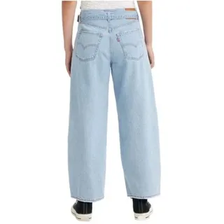 Photo of Levis Baggy Jeans Living Legend Light Wash Belted High Rise Wide Leg 30
