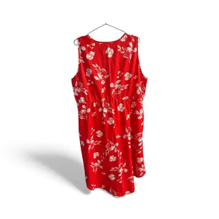 Photo of SHEIN Red Floral‎ Midi Dress