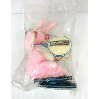 Photo of Vintage 1995 Energizer Bunny Plush 22” Drum Sunglasses Flip Flops Promo Complete
