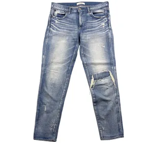 Photo of Moussy Vintage Denim Jeans Velma Skinny Jeans Distressed 28 Mid Rise Medium Wash