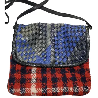 Photo of Claramonte Accessories-Anthropologie| Leather & Fabric Suzy Crossbody Bag