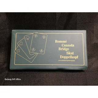 Photo of Vintage Berliner Spielkarten Skat Rekord Rommé Canasta Card Set NEW SealedDecks