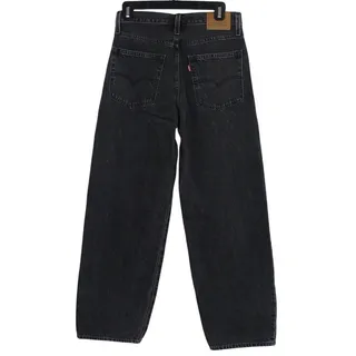 Photo of Levis Baggy Dad Jeans Womens 25 Black High Rise Loose Straight Denim