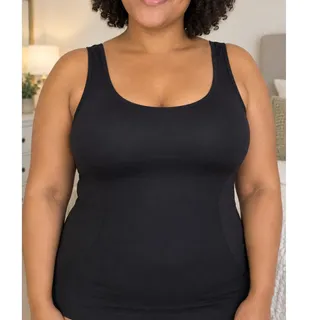 Photo of Shapermint Essentials All Day Every Day Tank Cami 2XL Black NWT Shapewear