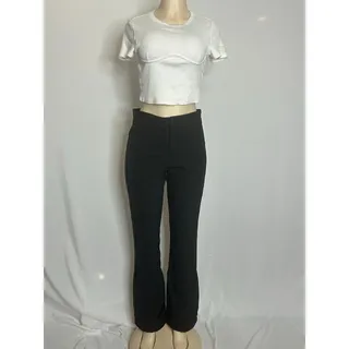 Photo of AFRC Schoeller WB-400 Womens Black Stretch Ski Pants Long High Rise Zip Hem