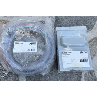 Photo of Mitco 60 Amp Non-Fused Disconnect Switch & 6’ Electrical Whip Kit E306-16M 72M