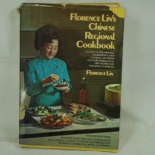 Photo of Florence Lin’s Chinese Regional Cookbook Signed 1975 Hardcover 1st Edition