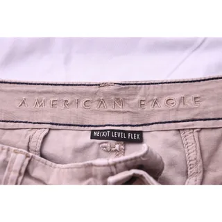 Photo of American Eagle Men’s 33 Khaki Cargo Shorts Flex Stretch Cotton Tan