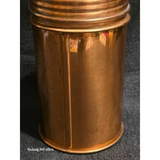 Photo of Vintage Kreamer Copper Sugar Shaker Muffineer Dredger Tin Lined Farmhouse