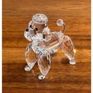 Photo of Swarovski Standing Poodle Crystal Figurine 167571 Retired 1992–1997