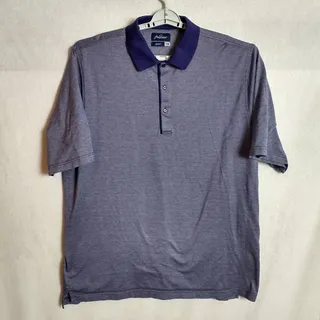 Photo of Jack Nicklaus Legacy 18 Polo Shirt Mens XXL Blue Double Mercerized Cotton Golf
