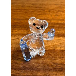 Photo of Swarovski Kris Bear It’s a Boy 905790 Retired Crystal Figurine