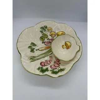 Photo of Los Angeles Potteries Chip & Dip Bowl # 975