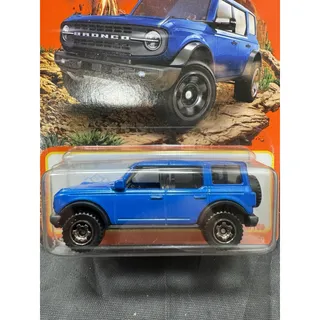 Photo of 2022 Matchbox #34/100 MBX Off-Road - 2021 Ford Bronco (Blue) 1:64 Diecast New