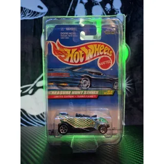 Photo of Mattel Hot Wheels Treasure Hunt Series Limited Edition Turbo Flame #5 #753 1997