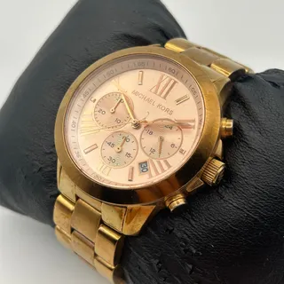 Photo of Michael Kors MK-5778 Rose-gold Runway Chronograph Watch, Working