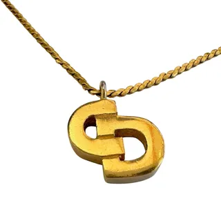 Photo of Christian Dior Offset CD Initial Necklace