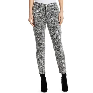 Photo of Frame Denim Black White Cheetah Print High Rise Skinny Fit Jeans NWT Size 25