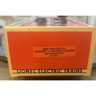 Photo of Lionel 6-17611 O Gauge New York Central Illuminated Woodside Caboose #6003 NIB