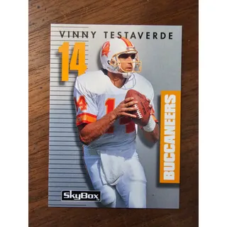 Photo of Vinny Testaverde 1992 Skybox Primetime #6 - Tampa Bay Buccaneers-NFL -Fresh Pull