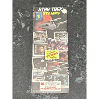 Photo of Star Trek Collector Stamps Package # 1 Paramount 1977 Sealed