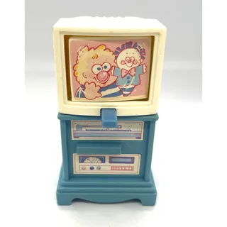 Photo of Vintage 90's Fisher-Price Loving Family Dollhouse 1993 TV Television Set 