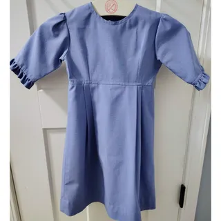 Photo of Amish Homemade Lavender Fancy Toddler Dress Ruffled Sleeves