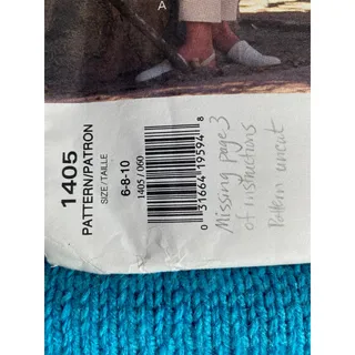 Photo of Vogue sewing pattern 1405 Suit blazer pants