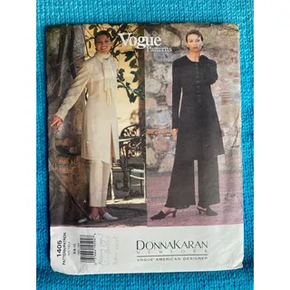 Photo of Vogue sewing pattern 1405 Suit blazer pants