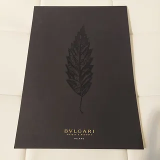 Photo of Bulgari Hotels & Resorts Milano Italy Gold Embossed 25-Page Sketch Paper Pad