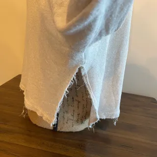 Photo of Free People Cream Colored Sweater w/ Slits on Sides Size Small