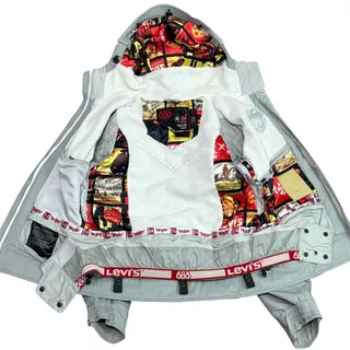 Photo of Levi’s 686 Women’s Snowboard Jacket Ski Winter Gray Size Xsmall