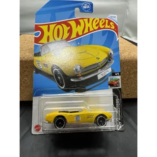 Photo of Hot Wheels 2024 BMW 507 Yellow HW Roadsters 4/5 HTC15 #67/250 Diecast 1:64 Car