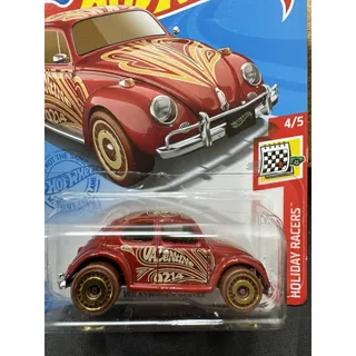 Photo of 2021 Hot Wheels Volkswagen Beetle Valentine Love Holiday Racers 96/250 Red VW