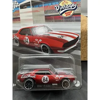 Photo of Hot Wheels 2024 Vintage Racing Club 1967 Camaro CHASE Red 6/6 Edelbrock HRT81