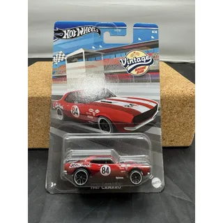 Photo of Hot Wheels 2024 Vintage Racing Club 1967 Camaro CHASE Red 6/6 Edelbrock HRT81