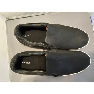 Photo of Aldo Black Slip On Loafers - Mens Size 44 (US 11) - Made in Italy - Never Worn