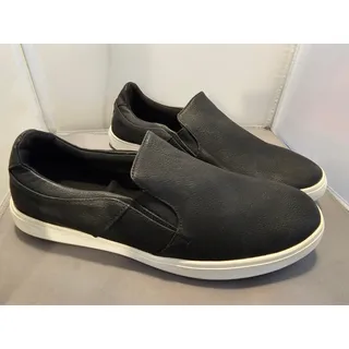 Photo of Aldo Black Slip On Loafers - Mens Size 44 (US 11) - Made in Italy - Never Worn