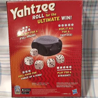 Photo of Hasbro Gaming Yahtzee Dice Game Score Cards Shaker Complete Ages 8+ 00950