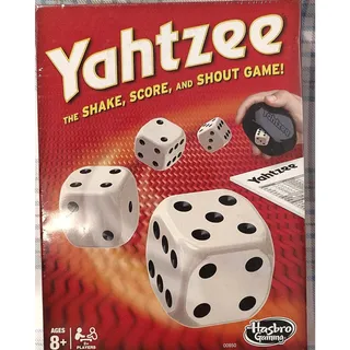 Photo of Hasbro Gaming Yahtzee Dice Game Score Cards Shaker Complete Ages 8+ 00950