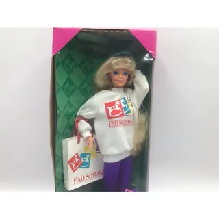 Photo of Vintage 1994 Shopping Spree Barbie Doll FAO Schwarz Exclusive NIB Mattel 12749