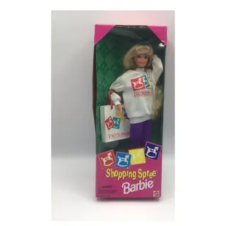 Photo of Vintage 1994 Shopping Spree Barbie Doll FAO Schwarz Exclusive NIB Mattel 12749