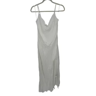 Photo of Bardot White Emere Lace Trim Satin Slip Dress XL 10 NWT