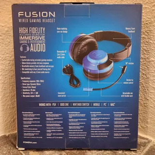 Photo of Headset - Fusion Wired Gaming Headset 3.5mm (NEW) - PS4 / Xbox One / Switch / PC