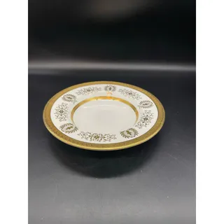 Photo of Coalport Lady Anne Fruit Bowls with Gold Encrusted Bands & Scrolls Bone China