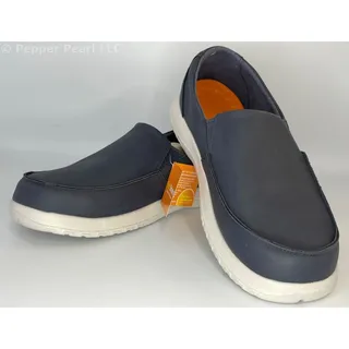 Photo of Navy Comfortable Slip On Work Leisure Loafer Shoes Men's Size 9 Women's 11