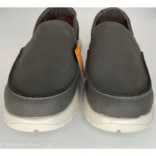 Photo of Charcoal Comfortable Slip On Work Leisure Loafer Shoes Men's Size 8 Women's 10