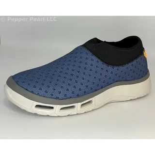 Photo of Fishing, Boat, Deck Shoes Neoprene Collar Men's Size 8 Blue Water Slip Resistant